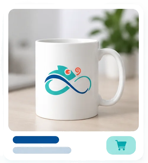 Mug blanc, au logo
